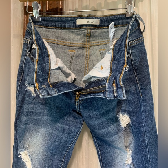 KanCan Los Angeles ESTILO KC8010 Slim Skinny Distressed Destroyed Buckle Jean 27 - Picture 8 of 8